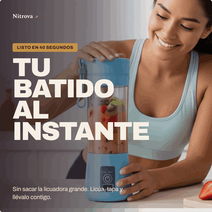 Licuadora portatil recargable
