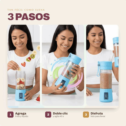 Licuadora portatil recargable