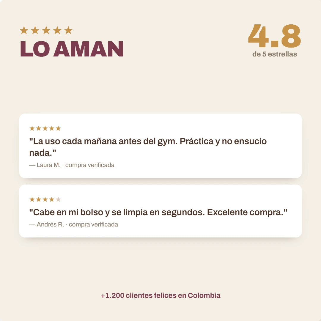Licuadora portatil recargable